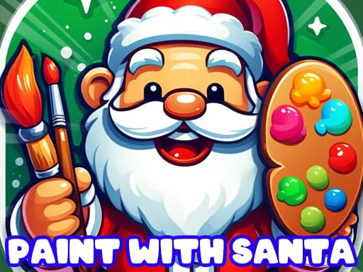 Paint with Santa game thumbnail image
