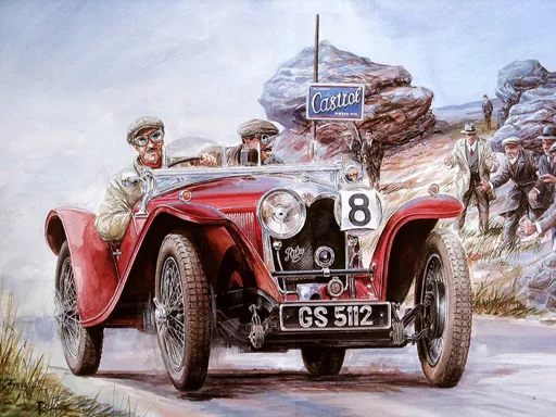 Painting Vintage Cars Jigsaw Puzzle 2 - game thumbnail image
