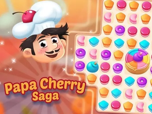 Papa Cherry Blast Saga - game thumbnail image