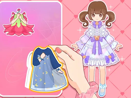 Paper Doll For Girls Dress Up game thumbnail image