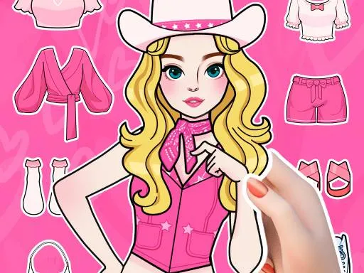 Paper Doll Makeover Dress Up - game thumbnail image