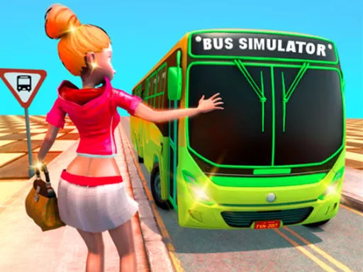 Passenger Bus Taxi Driving Simulator - game thumbnail image