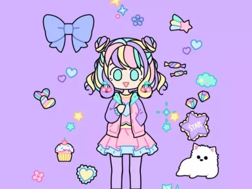 Pastel Girl Dress Up - game thumbnail image