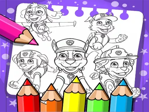 Paw Patrol Coloring Book - game thumbnail image