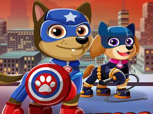 paw patrol superhero dress up  - game thumbnail image