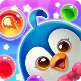 Penguin Bubble Shoot Winter
