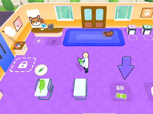Pet Doctor Business Tycoon-Pet care game - game thumbnail image