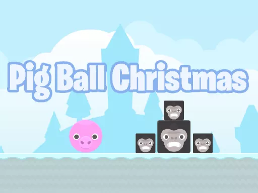 Pig Ball Christmas - game thumbnail image