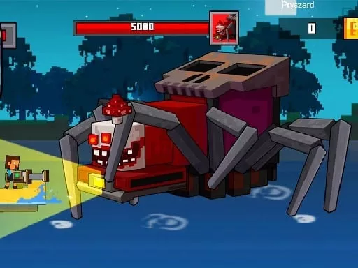 Pirate Block Craft Monster Shooter - game thumbnail image