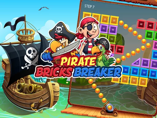 Pirate Bricks Breaker - game thumbnail image
