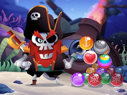 Pirate Bubble Shoter Pop - game thumbnail image