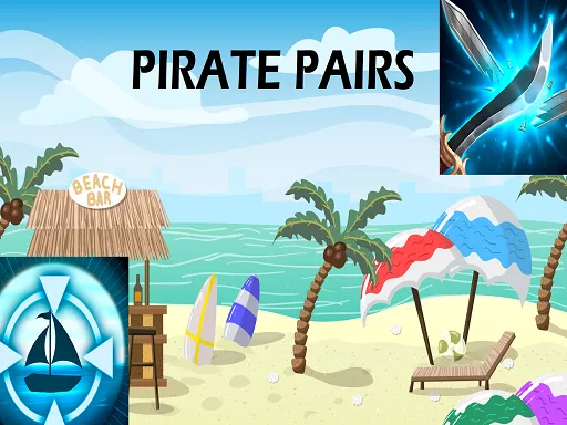 Pirate pairs - game thumbnail image