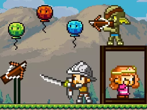 Pixel Archer Save The Princess - game thumbnail image