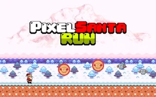Pixel Santa Run - game thumbnail image