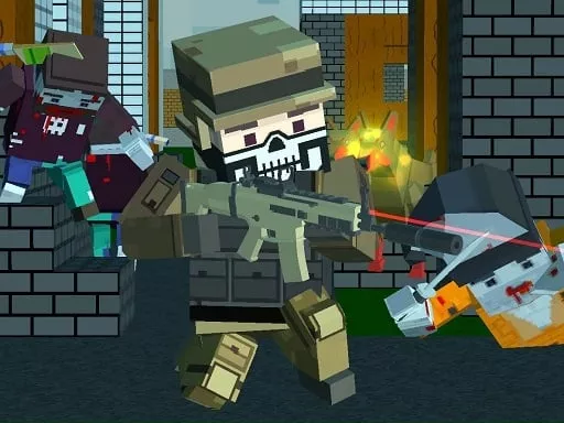 Pixel shooter zombie Multiplayer - game thumbnail image
