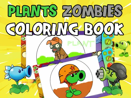 Plants vs Zombies Coloring game thumbnail image