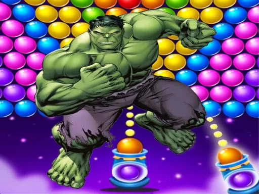 Play Hulk Bubble Shooter Games - game thumbnail image
