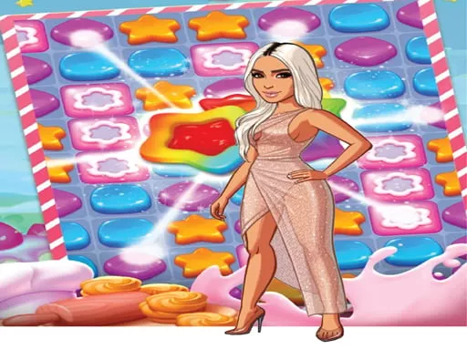 Play Kim kardashian Sweet Matching Game - game thumbnail image