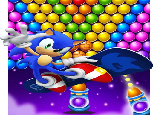 Play Sonic Bubble Shooter Games - game thumbnail image