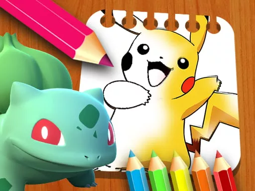 Pokemon Coloring Book for kids - game thumbnail image
