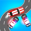 Police Car Chase ZigZag Escape 3D Driving Game game thumbnail image