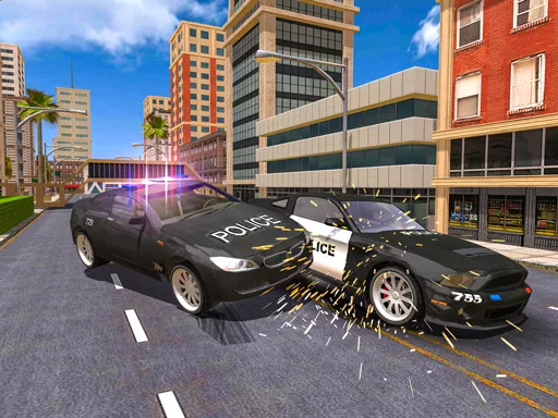 Police Car Stunt Simulation 3D - game thumbnail image