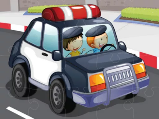 Police Cars Jigsaw - game thumbnail image
