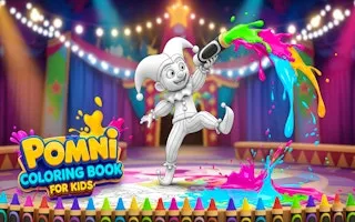 Pomni Coloring Book for Kids - game thumbnail image