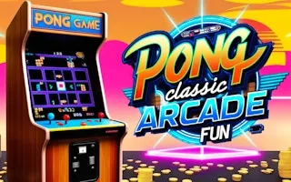 Pong Game Classic Arcade Fun! - game thumbnail image