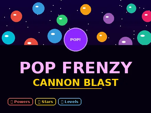 Pop Frenzy Cannon Blast - game thumbnail image