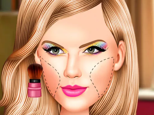 Pop Star Concert Makeup - game thumbnail image