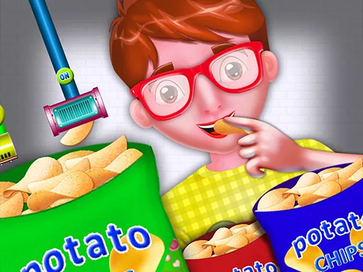 Potato Chips Food Factory Game - game thumbnail image