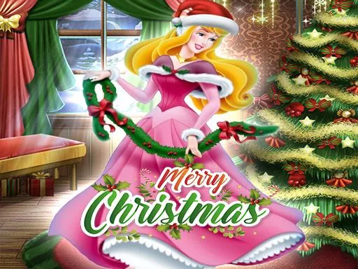 Princess Aurora Christmas Sweater Dress Up - game thumbnail image