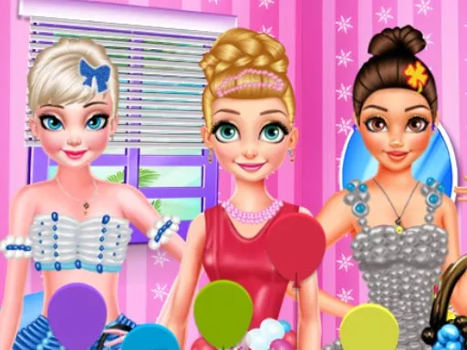 PRINCESS BALLOON FESTIVAL DRESS UP - game thumbnail image