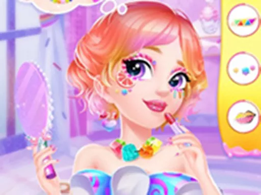 Princess Candy Makeup - Sweet Girls Makeover - game thumbnail image