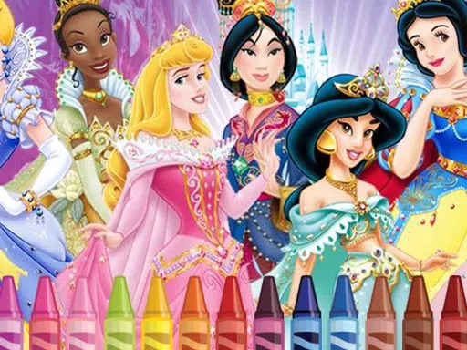 Princess Coloring - game thumbnail image