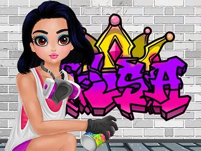 Princess Cool Graffiti - game thumbnail image