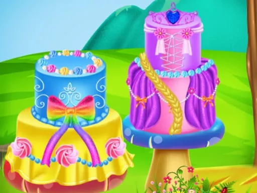 Princess Dress Cake - game thumbnail image