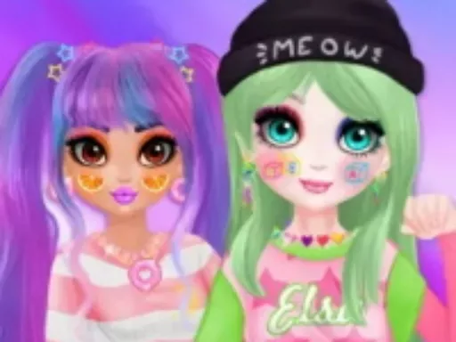 Princess E-Girl vs Soft Girl - Makeover Game - game thumbnail image