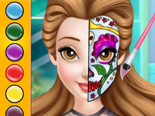 Princess Face Painting Trend - game thumbnail image