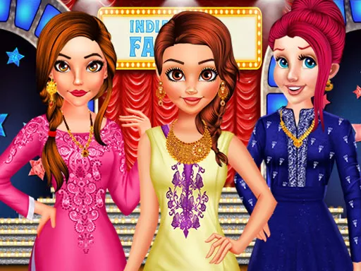 PRINCESS INDIAN GALA FASHION - game thumbnail image