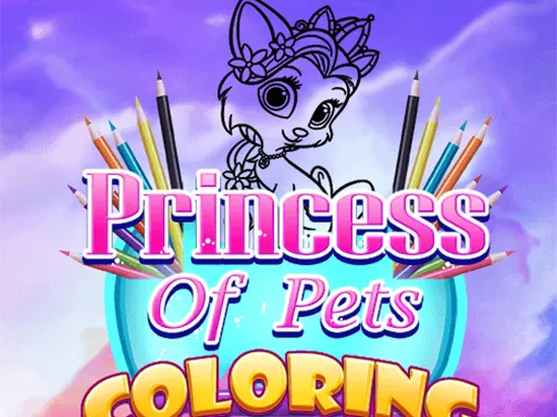 Princess Of Pets Coloring - game thumbnail image