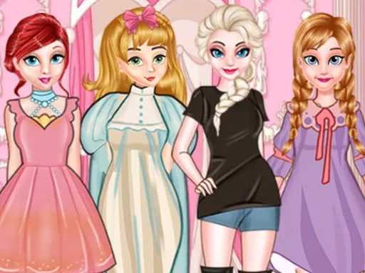 Princess Paper Doll Style Dress Up - game thumbnail image