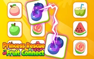 Princess Rescue Fruit Connect - game thumbnail image