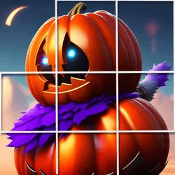 Pumpkinhead Tile Image Scramble - game thumbnail image