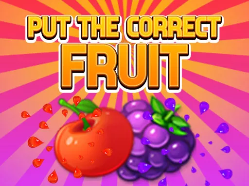 Put The Correct Fruit - game thumbnail image