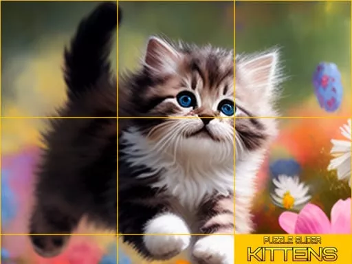 Puzzle Sliding   Kittens - game thumbnail image