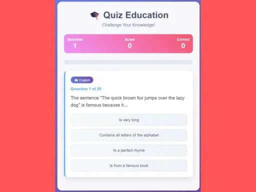 Quiz Education - game thumbnail image