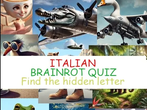 Quiz Find the Italian brainrot Letters game thumbnail image