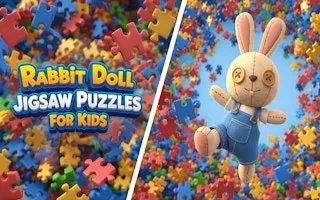 Rabbit Doll Jigsaw Puzzles for Kids - game thumbnail image